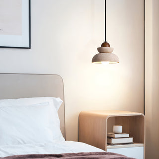 Travertine Zenith Tier Pendant Lamp