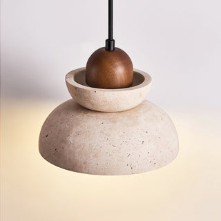 Travertine Zenith Tier Pendant Lamp