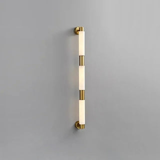 Tube Alabaster Cylinder Wall Lamp