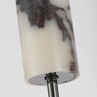 Vertical Marble Cylindrical Wall Light