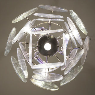 Vintage Murano Iridescent Glass Chandelier