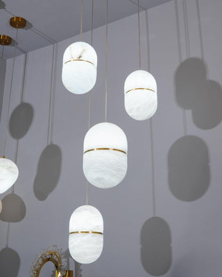 YUM Pendant Light. Pendant lamp - YUM - Atelier-alain-ellouz. Light white Atelier Alain Ellouz YUM.Alabaster Yum Pendant.