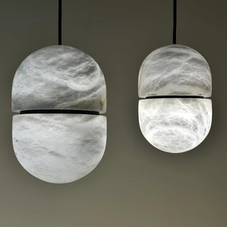 YUM Pendant Light. Pendant lamp - YUM - Atelier-alain-ellouz. Light white Atelier Alain Ellouz YUM.Alabaster Yum Pendant.