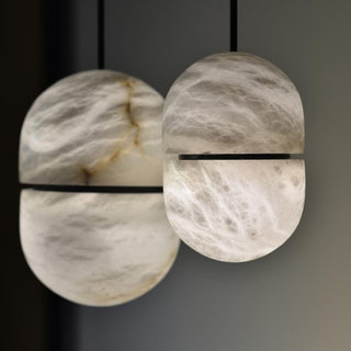 YUM Pendant Light. Pendant lamp - YUM - Atelier-alain-ellouz. Light white Atelier Alain Ellouz YUM.Alabaster Yum Pendant.