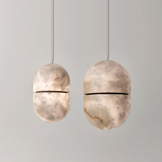 YUM Pendant Light. Pendant lamp - YUM - Atelier-alain-ellouz. Light white Atelier Alain Ellouz YUM.Alabaster Yum Pendant.