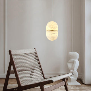 YUM Pendant Light. Pendant lamp - YUM - Atelier-alain-ellouz. Light white Atelier Alain Ellouz YUM.Alabaster Yum Pendant.