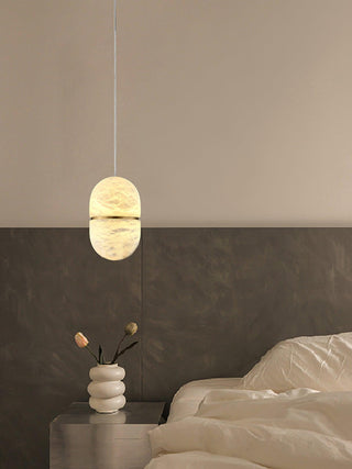 YUM Pendant Light. Pendant lamp - YUM - Atelier-alain-ellouz. Light white Atelier Alain Ellouz YUM.Alabaster Yum Pendant.