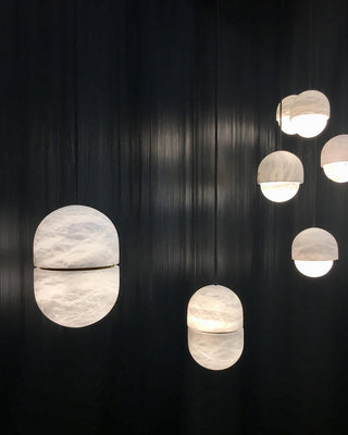 YUM Pendant Light. Pendant lamp - YUM - Atelier-alain-ellouz. Light white Atelier Alain Ellouz YUM.Alabaster Yum Pendant.