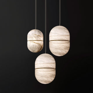 YUM Pendant Light. Pendant lamp - YUM - Atelier-alain-ellouz. Light white Atelier Alain Ellouz YUM.Alabaster Yum Pendant.