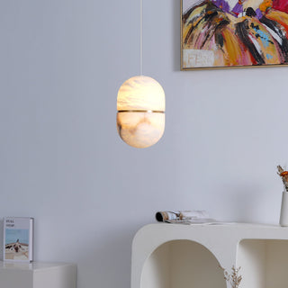 YUM Pendant Light. Pendant lamp - YUM - Atelier-alain-ellouz. Light white Atelier Alain Ellouz YUM.Alabaster Yum Pendant.