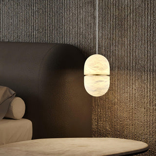 YUM Pendant Light. Pendant lamp - YUM - Atelier-alain-ellouz. Light white Atelier Alain Ellouz YUM.Alabaster Yum Pendant.