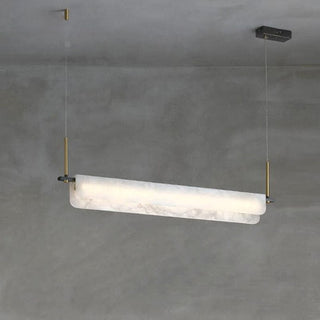 Years Marble Pendant Light. Alabaster Linear Pendant. Alabaster Linear Chandelier 39.4″L. Alabaster Chandelier, Linear Chandelier Over Dining Room. Culoud Alabaster Linear Chandelier.