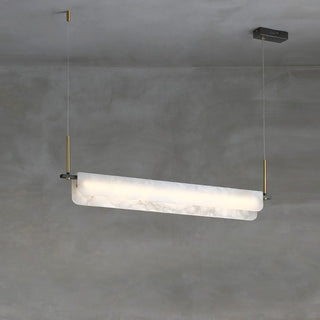 Years Marble Pendant Light. Alabaster Linear Pendant. Alabaster Linear Chandelier 39.4″L. Alabaster Chandelier, Linear Chandelier Over Dining Room. Culoud Alabaster Linear Chandelier.