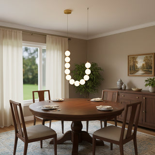 Acrylic Pearl Necklace Chandelier