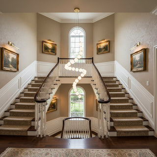 Acrylic Pearl Necklace Chandelier