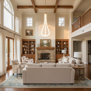 Acrylic Pearl Necklace Chandelier