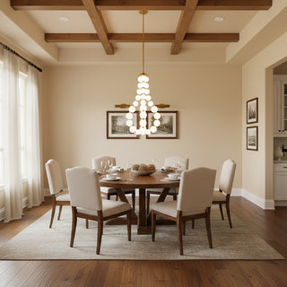 Acrylic Pearl Necklace Chandelier