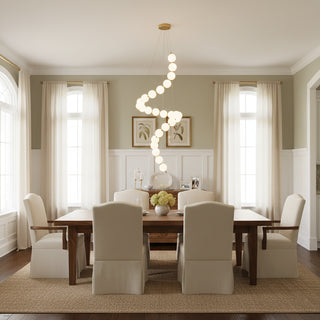 Acrylic Pearl Necklace Chandelier