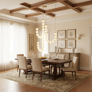 Acrylic Pearl Necklace Chandelier