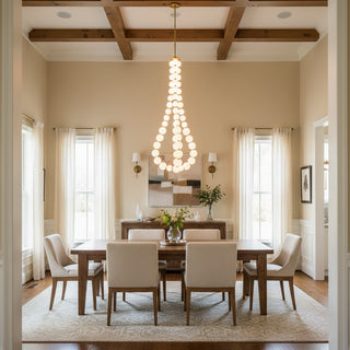 Acrylic Pearl Necklace Chandelier