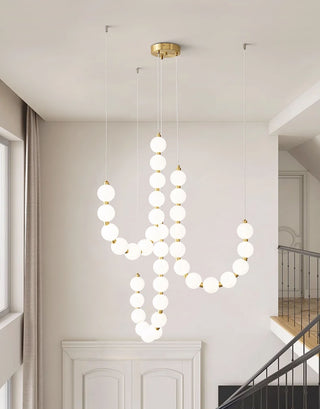 Acrylic Pearl Necklace Chandelier