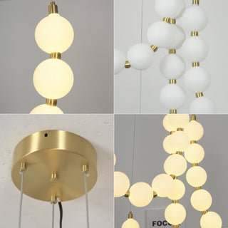 Acrylic Pearl Necklace Chandelier