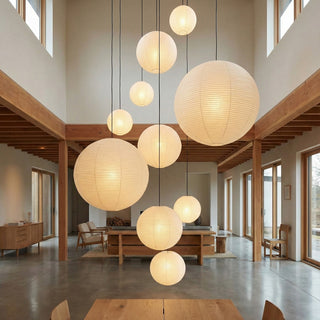 Spherical A Series Paper Pendant Light