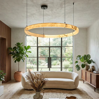 Alabaster-Aura-Circular-Chandelier-Vidirlighting3_6 - Vidirlighting