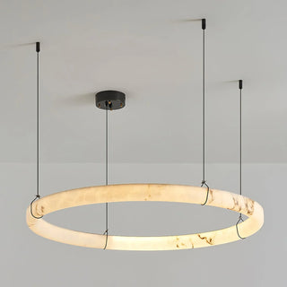 Alabaster-Aura-Circular-Chandelier-Vidirlighting4_8 - Vidirlighting
