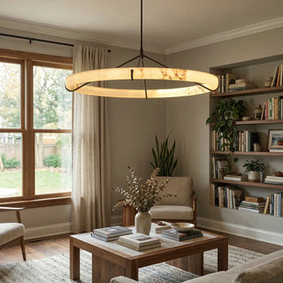 Alabaster-Aura-Circular-Chandelier-Vidirlighting3_2 - Vidirlighting