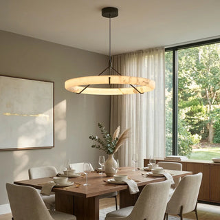 Alabaster-Aura-Circular-Chandelier-Vidirlighting3_4 - Vidirlighting