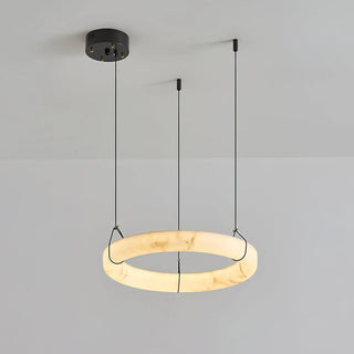 Alabaster-Aura-Circular-Chandelier-Vidirlighting4_3 - Vidirlighting