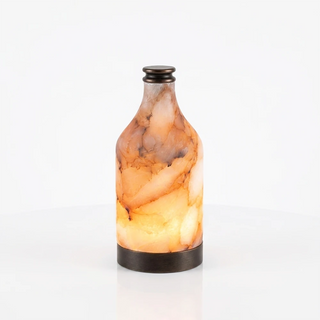 Alabaster Bottle Table Lamp