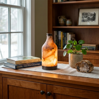Alabaster Bottle Table Lamp