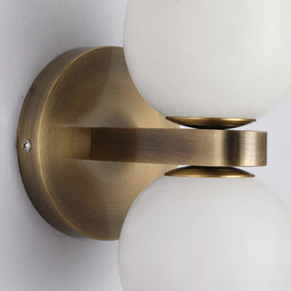 Alabaster Celestia Dual Orb Wall Light