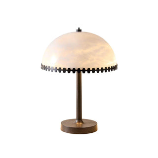 Alabaster Dome Trim Table Lamp - Vidirlighting