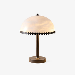 Alabaster Dome Trim Table Lamp - Vidirlighting