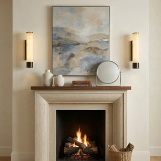 Alabaster Elara Cylindrical Wall Lamp - Vidirlighting