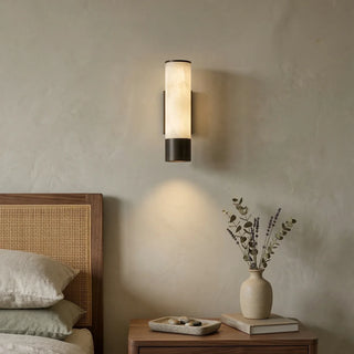 Alabaster Elara Cylindrical Wall Lamp - Vidirlighting