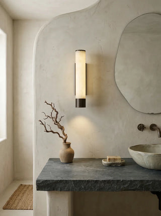 Alabaster Elara Cylindrical Wall Lamp - Vidirlighting