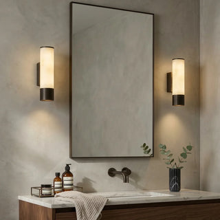 Alabaster Elara Cylindrical Wall Lamp - Vidirlighting
