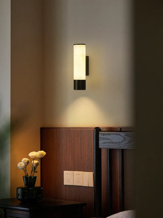 Alabaster Elara Cylindrical Wall Lamp - Vidirlighting