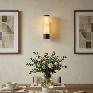 Alabaster Elara Cylindrical Wall Lamp - Vidirlighting