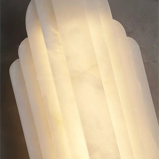 Alabaster Estelle Vertical Stripes Wall Sconce - Vidirlighting