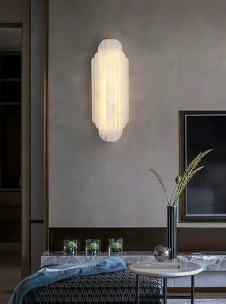 Alabaster Estelle Vertical Stripes Wall Sconce - Vidirlighting