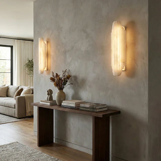 Alabaster Estelle Vertical Stripes Wall Sconce - Vidirlighting
