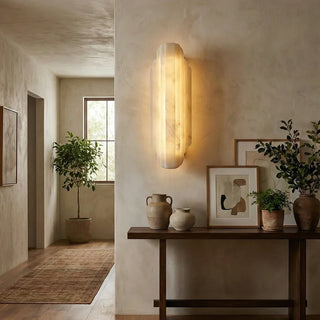 Alabaster Estelle Vertical Stripes Wall Sconce - Vidirlighting