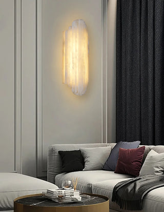 Alabaster Estelle Vertical Stripes Wall Sconce - Vidirlighting
