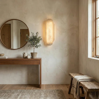 Alabaster Estelle Vertical Stripes Wall Sconce - Vidirlighting