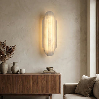 Alabaster Estelle Vertical Stripes Wall Sconce - Vidirlighting